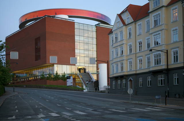 Your rainbow panorama, 2011 - ARoS Aarhus Kunstmuseum, Denmark – 2011 - Photo: Thilo Frank / Studio Olafur Eliasson