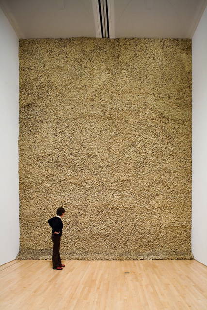 Moss wall, 1994 - San Francisco Museum of Modern Art – 2007 - Photo: Ian Reeves / Courtesy of San Francisco Museum of Modern Art