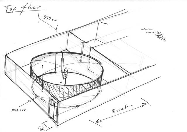 Sketch for the exhibition Your Only Real Thing Is Time