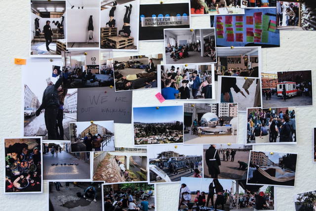 Institut für Raumenexperimente – documentation of marathons, exhibitions, walks, and road trips - Photo: María del Pilar García Ayensa / Studio Olafur Eliasson 