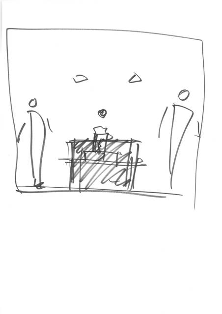 Sketch for Big Bang Fountain, 2014
