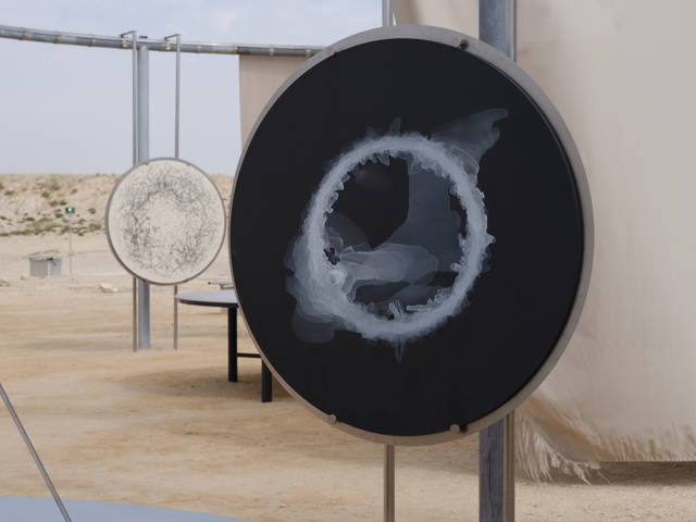 Saltwater-drawing observatory, 2023 (Detail) - Al Thakhira, Qatar – 2023 - Photo: Anders Sune Berg