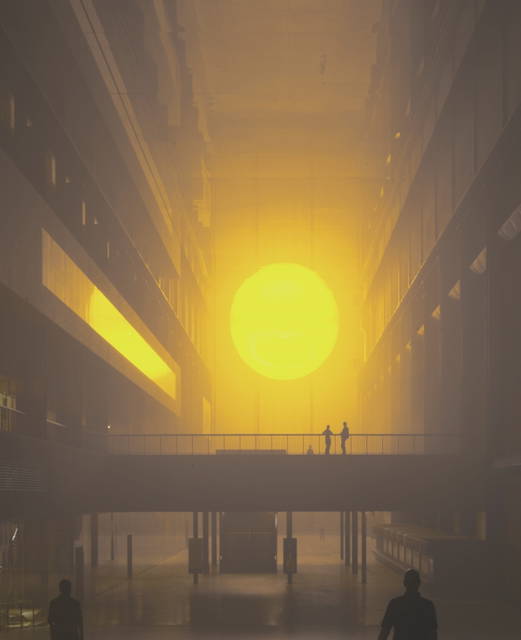 The weather project, 2003 - Turbine Hall, Tate Modern, London (The Unilever Series) – 2003 - Photo: Jens Ziehe