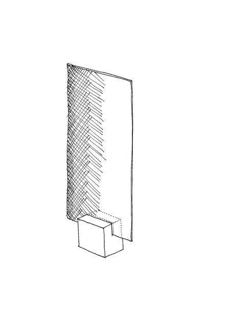 Sketch for Fading self wall, 2013