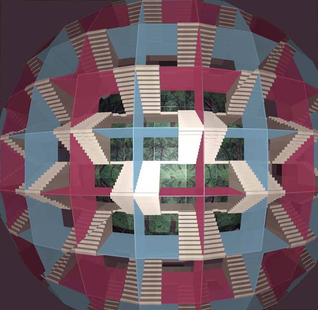 The Barragan house kaleidoscope, 2002 - The Barragan House, Mexico – 2002