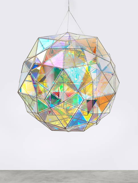 Firefly double-polyhedron sphere experiment