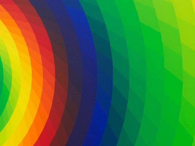 Colour experiment no. 121 (Tunnel-vision tomorrow), 2023 - Studio Olafur Eliasson, Berlin – 2023 - Photo: Jens Ziehe