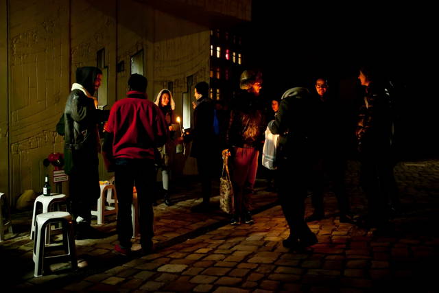Grey Sheep with Aeaeaeae, Hans-Henning Korb, Robert Lippok, and Raul Walch - Studio Olafur Eliasson, Berlin – 2013 - Photo: María del Pilar García Ayensa / Studio Olafur Eliasson