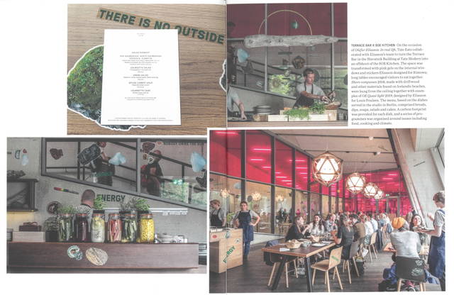 Olafur Eliasson: In Real Life, exhibition catalogue spread