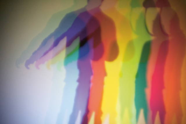Slow-motion shadow in colour, 2009 - 21st Century Museum of Contemporary Art, Kanazawa, Japan – 2009 - Photo: Studio Olafur Eliasson