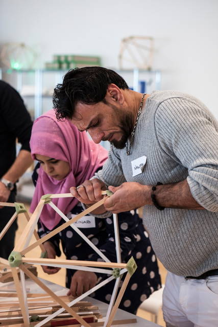 Olafur Eliasson: Green light – An artistic workshop. Co-produced by Thyssen-Bornemisza Art Contemporary. Hosted by Moody Center for the Arts - Moody Center for the Arts, Houston, Texas – 2017 - Photo: Studio Olafur Eliasson / TBA21