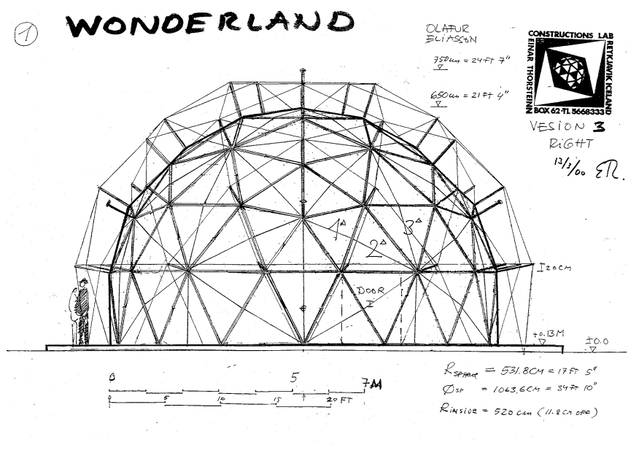 Sketch for The drop factory, 2000 by Einar Thorsteinn