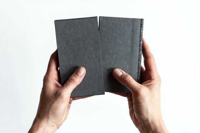 Certificate booklet for Mat for multidimensional prayers, 2014 - Photo: María del Pilar García Ayensa / Studio Olafur Eliasson