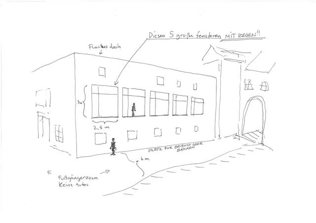 Sketch for Regenfenster, 1999