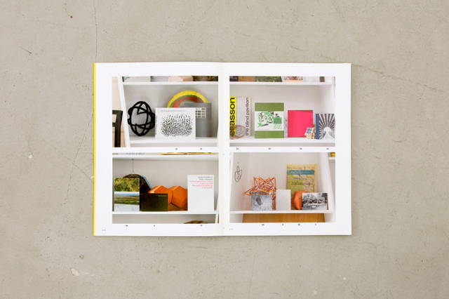 Spread from TYT (Take Your Time) Vol. 2: Printed Matter, edited by Studio Olafur Eliasson, Cologne 2009