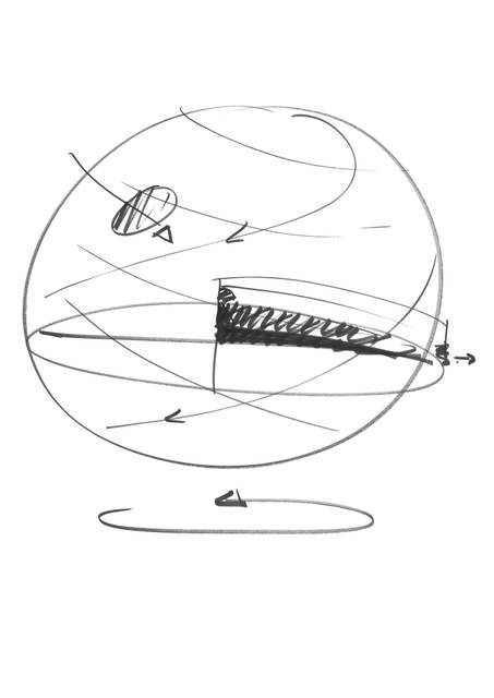 Sketch for exhibition Contact