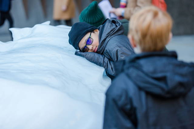 Ice Watch, 2014 - City of London, outside Bloomberg’s European headquarters – 2018 - Photo: Charlie Forgham-Bailey