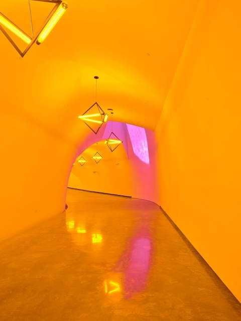 Sometimes an underground movement is an illuminated bridge