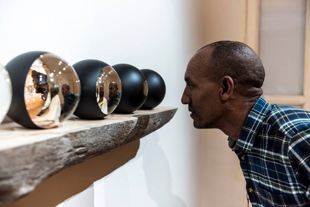 Life of a planet, 2015 - Modern Art Museum, Gebre Kristos Desta Center, Addis Ababa, Ethiopia – 2015 - Photo: Michael Tsegaye
