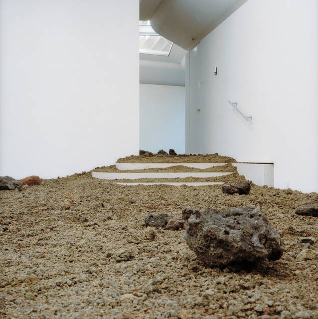The body as brain - Lava floor: Projekt Sammlung (5), 2007 - Kunsthaus Zug, Switzerland – 2007 - Photo: Florian Holzherr