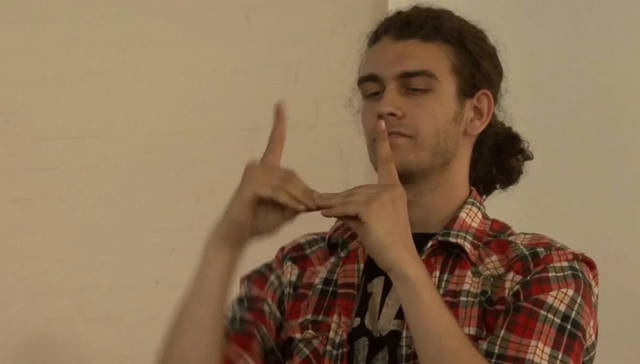 Robozee constructs a house with his hand movements. Life Is Space, 2011: 14.00–15.00 Afternoon Session I