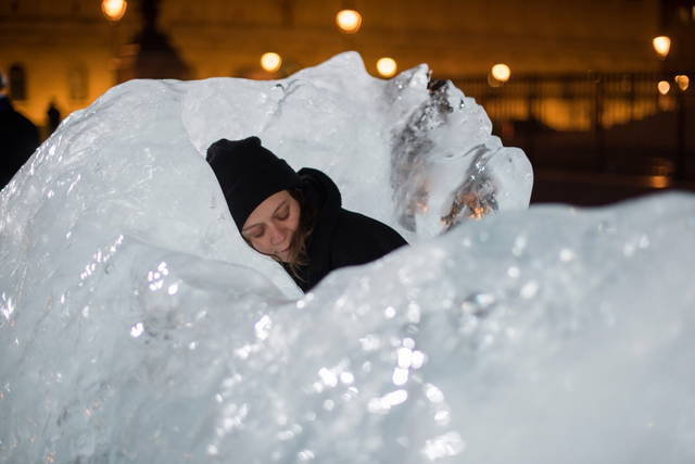 Ice Watch, 2014 - Place du Pantheon, Paris – 2015 - Photo: Martin Argyroglo