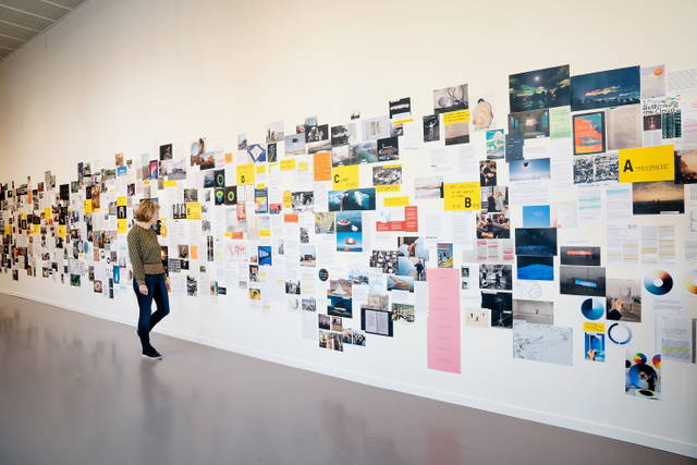 Research wall - Kunsthaus Zürich – 2020 - Photo: Franca Candrian