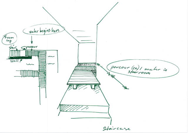 Sketch for The mediated motion, 2001