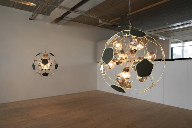 Football lamp, 2005 - Andersen's Contemporary, Copenhagen – 2006 - Photo: Anders Sune Berg