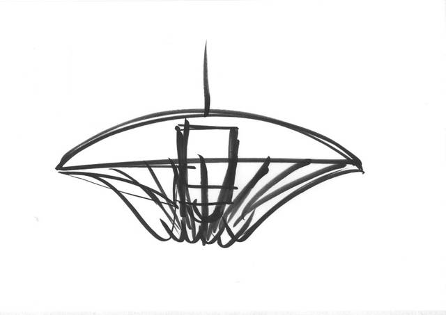 Sketch for National career lamp, 2007