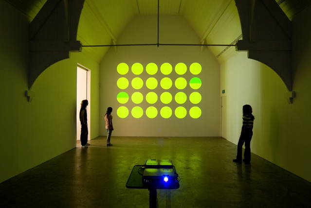 Your uncertainty of colour matching experiment, 2006 - Ikon Gallery, Birmingham, England – 2006 - Photo: Richard Short