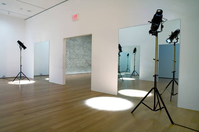 Mirror door (visitor), 2008 - The Museum of Modern Art, New York – 2008 - Photo: Christopher Burke 08