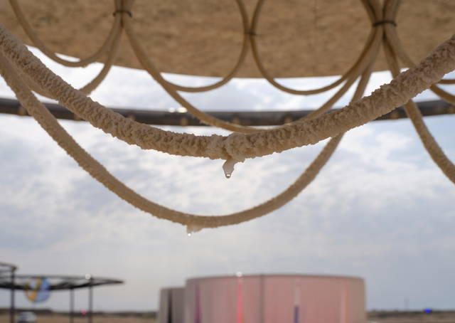 City lab for desalination architecture, 2023  (Detail) - Al Thakhira, Qatar – 2023 - Photo: Anders Sune Berg