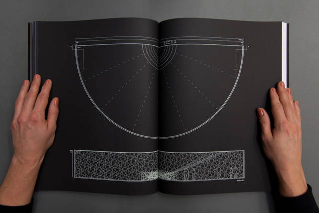 Spread from Olafur Eliasson: Contact, limited edition printed with flourescent ink - Photo: Studio Olafur Eliasson
