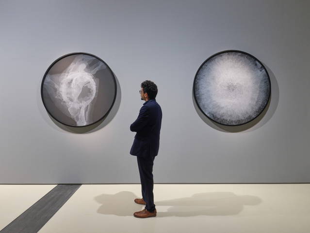 Drawings from Saltwater-drawing observatory - National Museum of Qatar, Doha – 2023 - Photo: Anders Sune Berg