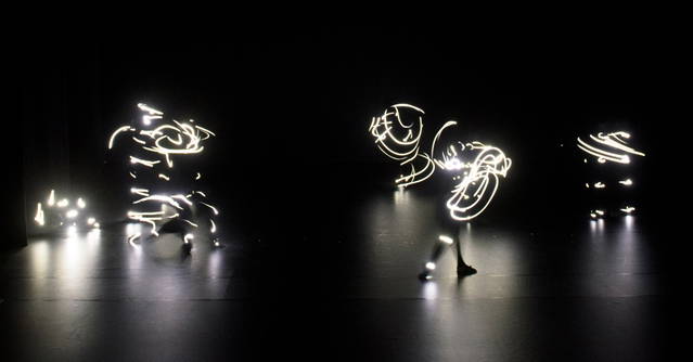 Tree of Codes, 2015 by Wayne McGregor, Olafur Eliasson and Jamie xx with dancers from Company Wayne McGregor and Paris Opera Ballet - Opera House, Manchester – 2015 - Photo: Joel Chester Fildes