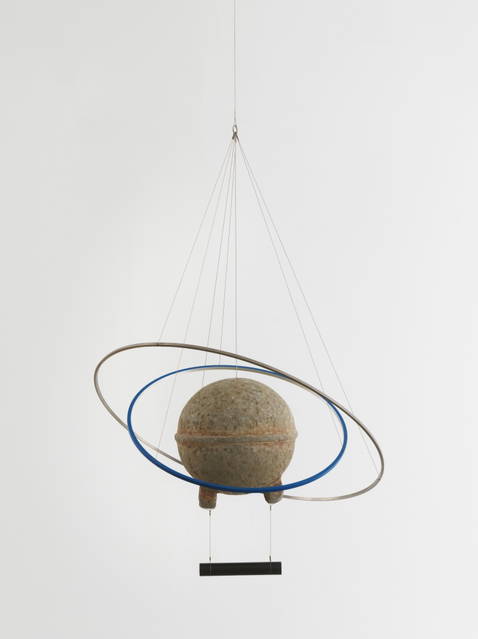 Shore compass (03:00, blue silver), 2018 - Photo: Jens Ziehe