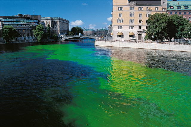 Green river, 1998 - Stockholm – 1998 - Photo: Olafur Eliasson