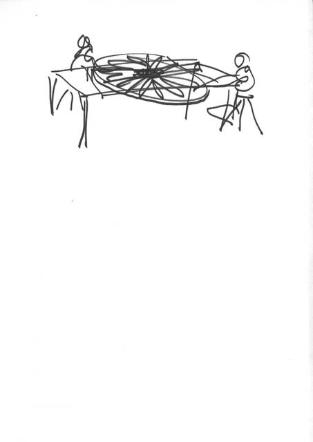 Sketch for the exhibition Your chance encounter