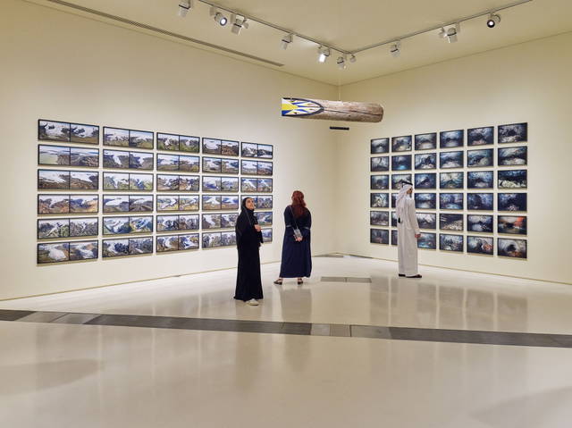 Installation view, The curious desert - National Museum of Qatar, Doha – 2023 - Photo: Anders Sune Berg