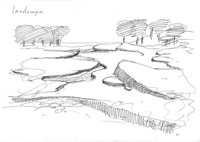 Sketch for 5-dimensionel pavillon
