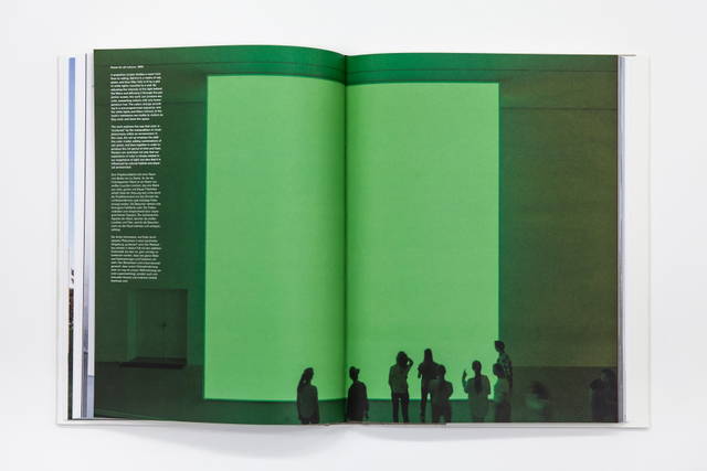 Spread from Olafur Eliasson: Works from the Boros Collection 1994-2015, edited by Christiane Maria Schneider / Langen Foundation and Christian Boros / Boros Foundation 2015