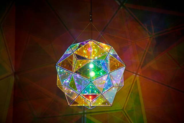 Infinite colour double polyhedron lamp, 2011 - Tanya Bonakdar Gallery, New York – 2011 - Photo: Jean Vong