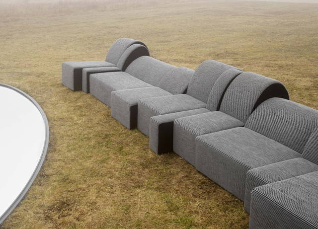 Fog couch, 2018 - Kvadrat, Ebeltoft, Denmark – 2017 - Photo:  Casper Sejersen