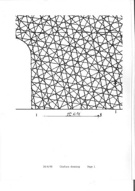 Sketch for 5-dimensionel pavilion by Einar Thorsteinn