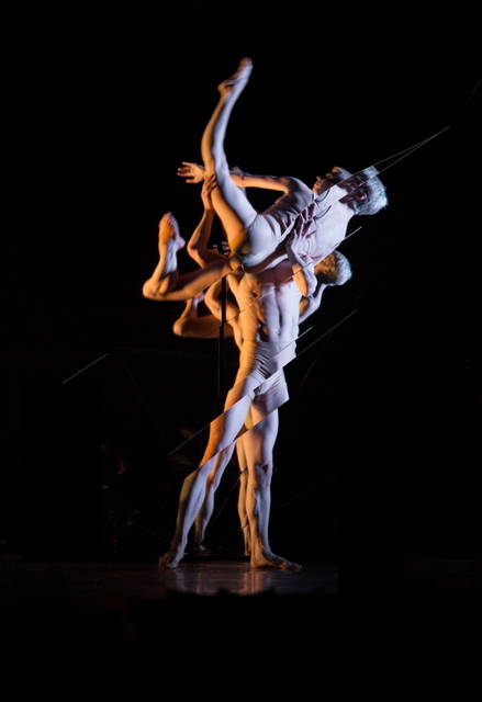 Tree of Codes, 2015 by Wayne McGregor, Olafur Eliasson and Jamie xx with dancers from Company Wayne McGregor and Paris Opera Ballet - Opera House, Manchester – 2015 - Photo: Joel Chester Fildes