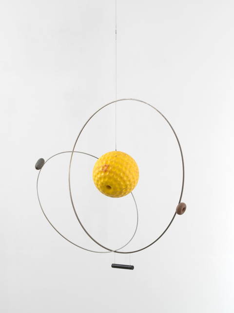 Shore compass (07:00, yellow), 2018 - Photo: Jens Ziehe
