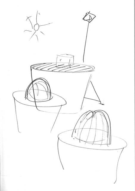Sketch for the exhibition Your chance encounter