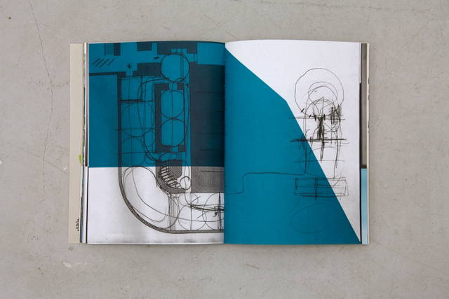 Spread from Chaque matin je me sens différent, chaque soir je me sens le même, edited by Angeline Scherf, Paris 2002