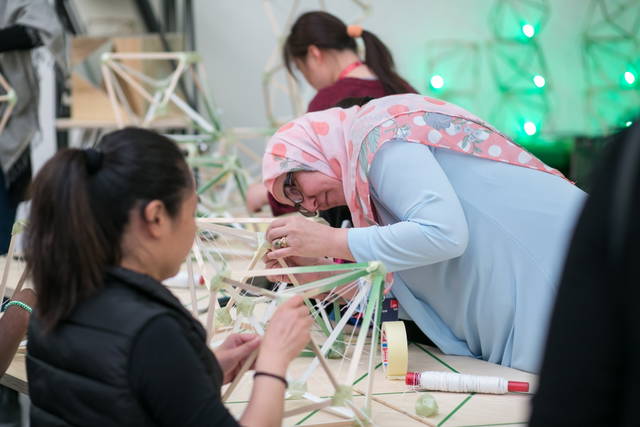 Olafur Eliasson: Green light, 2016 – An artistic workshop. In collaboration with Thyssen-Bornemisza Art Contemporary - 57th International Art Exhibition of La Biennale di Venezia VIVA ARTE VIVA – 2017 - Photo: Damir Zizic